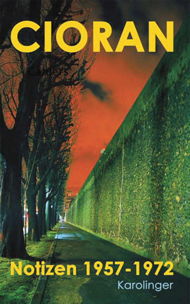Cioran--Notizen